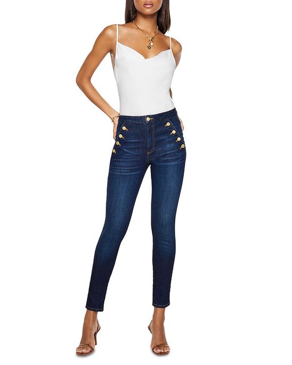 レイミー ブルック レディース デニムパンツ ボトムス Helena High Rise Skinny Jeans in Dark Rinse Dark Rinse