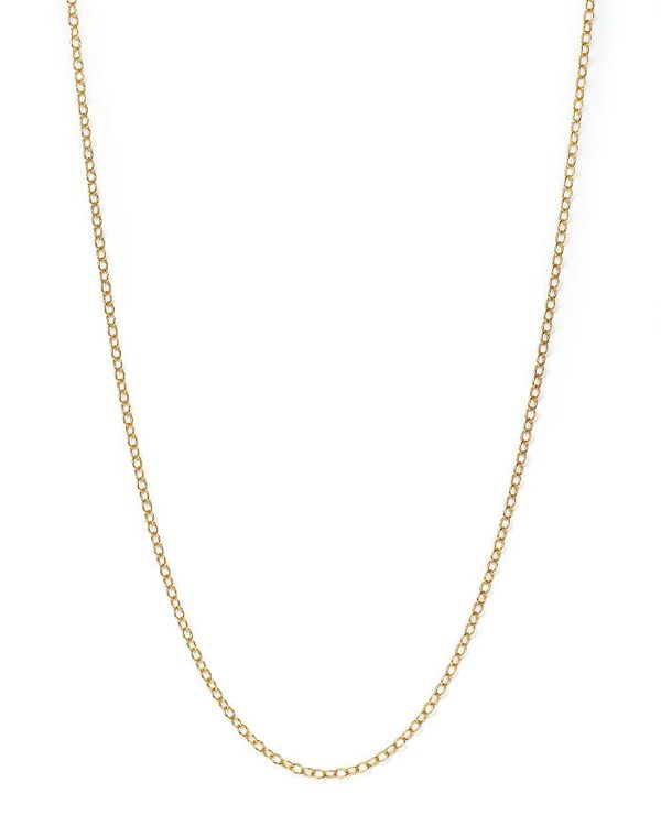 ev Zg NA fB[X lbNXE`[J[Ey_ggbv ANZT[ 18K Yellow Gold Chain Necklace, 32