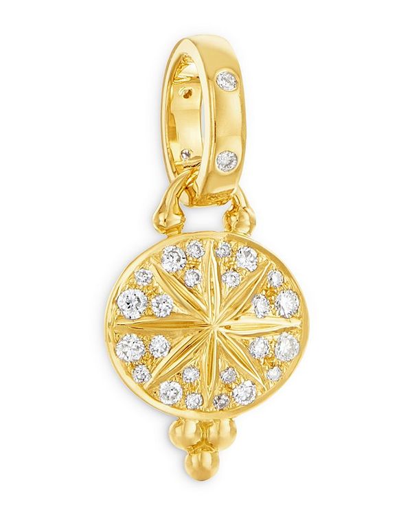 ev Zg NA fB[X lbNXE`[J[Ey_ggbv ANZT[ 18K Yellow Gold Celestial Diamond Mini Sorcerer Pendant Gold