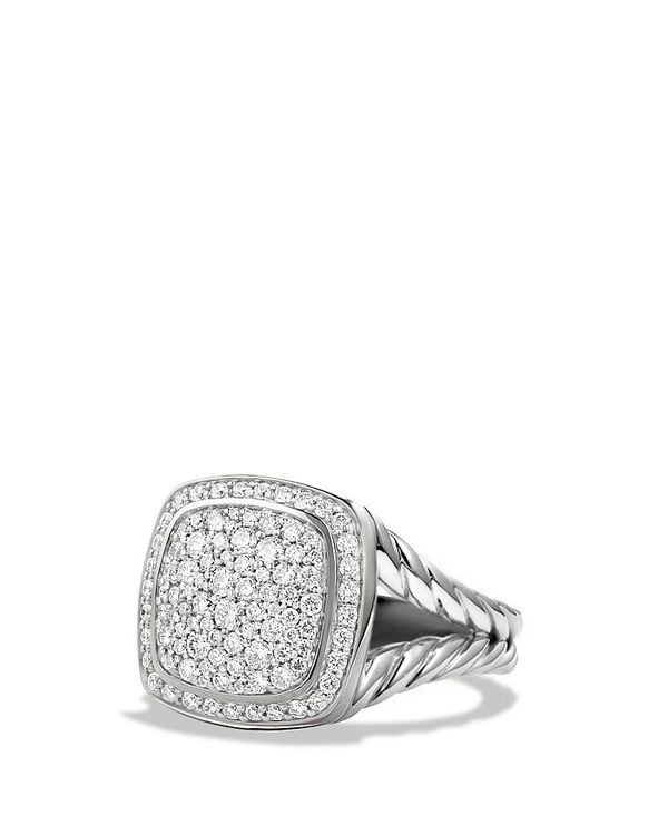 デイビット・ユーマン レディース リング アクセサリー David Yurman Albion Ring with Diamonds Silver