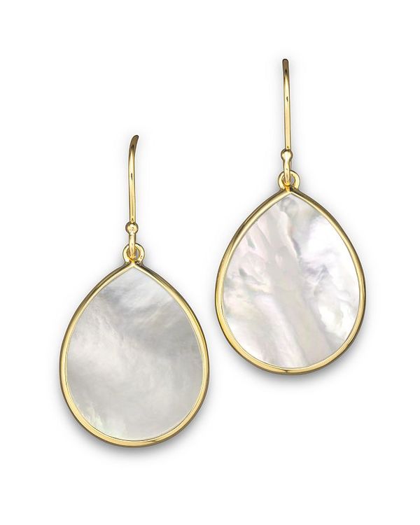 イッポリスタ レディース ピアス・イヤリング アクセサリー 18K Gold Polished Rock Candy Teardrop Earrings in Mother-Of-Pearl Gold