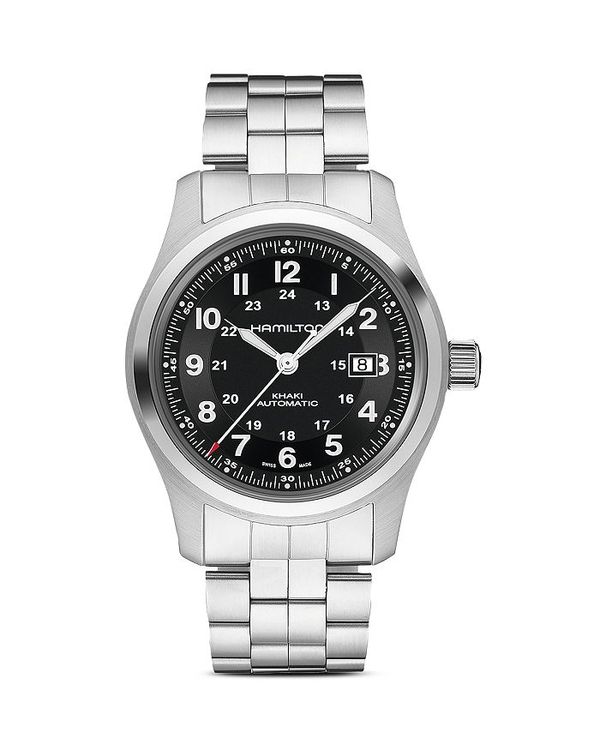 Khaki - ハミルトン レディース アクセサリー 腕時計 Hamilton Khaki Field Watch 42mm Black/Silver ブラック