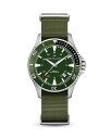 n~g fB[X rv ANZT[ Scuba Khaki Field Watch, 40mm Green