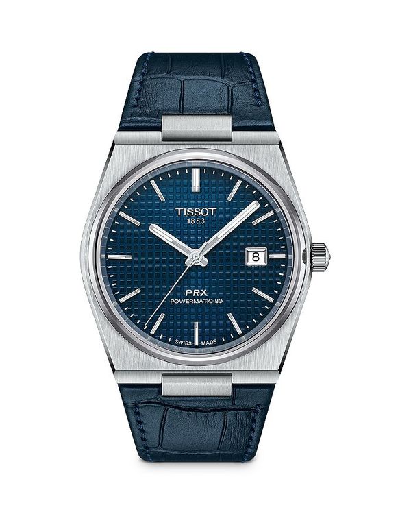 ティソット レディース 腕時計 アクセサリー PRX Watch, 40mm Blue