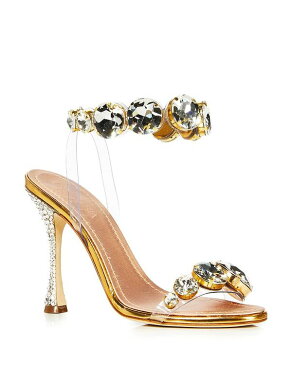 ジャンバティスタ ヴァリ レディース ヒール シューズ Women's Jewel Strappy High Heel Sandals Gold