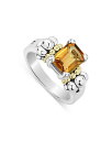 ラゴス レディース リング アクセサリー Sterling Silver & 18K Yellow Gold Glacier Citrine Ring Orange/Silver