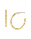 オールセインツ レディース ピアス・イヤリング アクセサリー Frozen Chain Hoop Earrings Gold(4)