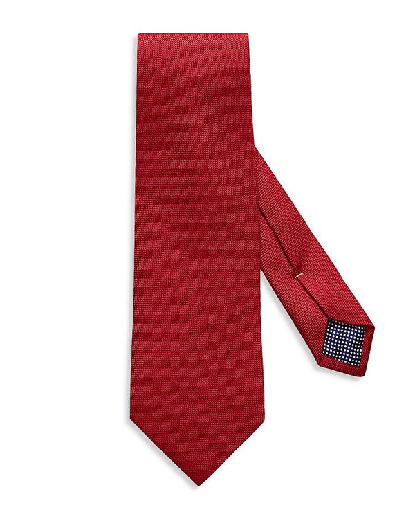 Gg Y lN^C ANZT[ Solid Silk Classic Tie Red