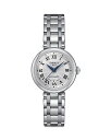 ティソット レディース 腕時計 アクセサリー Bellissima Watch, 29mm White/Silver