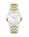 モバド モバド レディース 腕時計 アクセサリー Museum Classic Diamond Watch, 33mm White/Gold