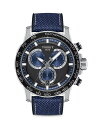 eB\bg fB[X rv ANZT[ Supersport Chronograph, 46mm Black/Blue