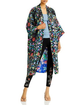 ジョニーワズ レディース マフラー・ストール・スカーフ アクセサリー Ella Flower Printed Reversible Kimono Multi