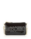 XL[m fB[X V_[obO obO Moschino Mini Logo Shoulder Bag Black