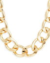 ケネスジェイレーン レディース ネックレス チョーカー ペンダントトップ アクセサリー Chunky Link Statement Necklace, 18 Gold