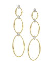 マルコ ビチェゴ レディース ピアス・イヤリング アクセサリー 18K Yellow Gold Onde Triple Link Post Earrings Y...