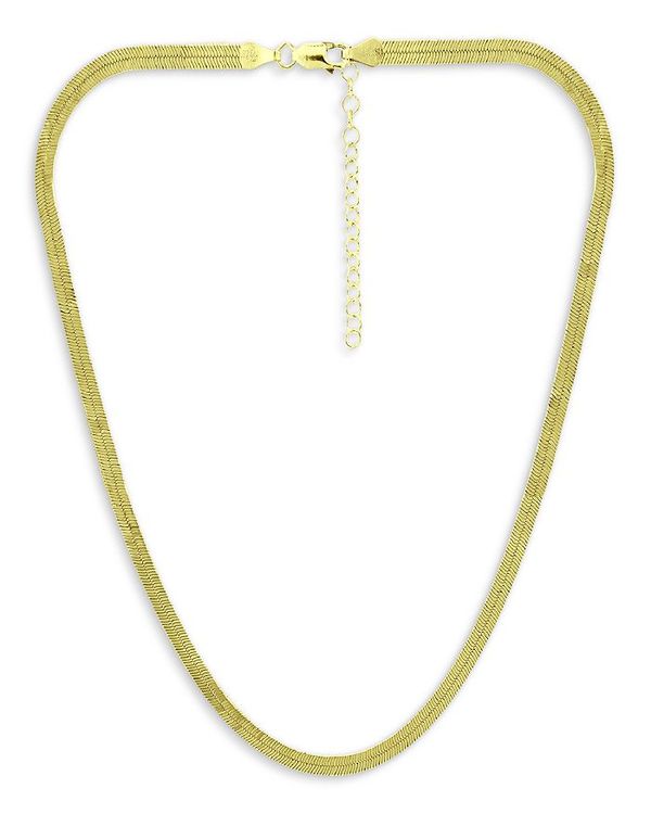ANA fB[X lbNXE`[J[Ey_ggbv ANZT[ Herringbone Chain Collar Necklace, 18