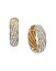 ǥӥåȡ桼ޥ ǥ ԥ ꡼ 18K Yellow Gold Cable Edge Hoop Earrings with Diamonds White/Gold