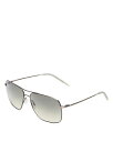 オリバーピープルズ レディース サングラス・アイウェア アクセサリー Unisex Clifton Brow Bar Square Sunglasses, 58mm Antique Pewter/Shale Gradient 3