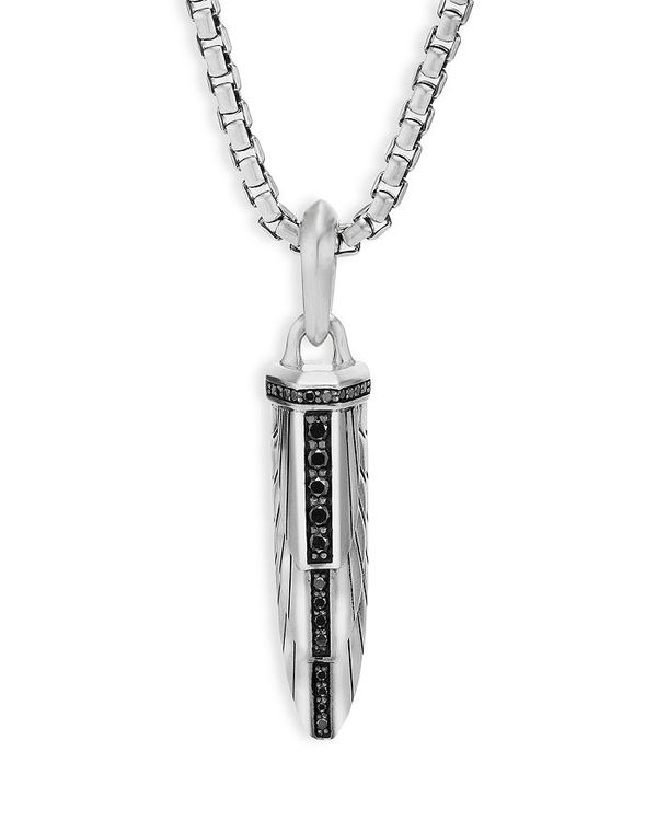 fCrbgE[} fB[X lbNXE`[J[Ey_ggbv ANZT[ Empire Amulet with Pave Black Diamonds Black/Silver