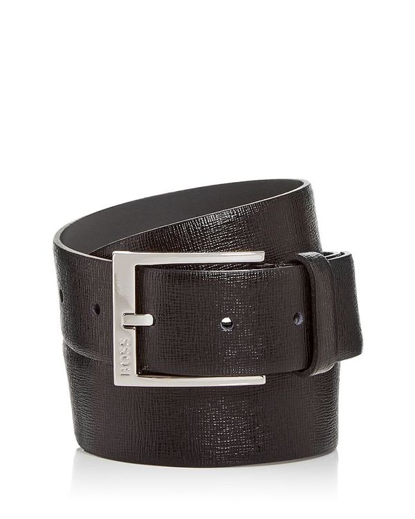 ボスヒューゴボス ヒューゴボス メンズ ベルト アクセサリー Men's Clo Embossed Leather Belt Black