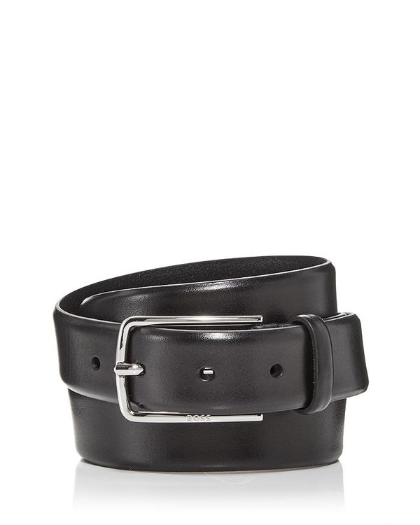 ボスヒューゴボス ヒューゴボス メンズ ベルト アクセサリー Men's Chuck Leather Belt Black