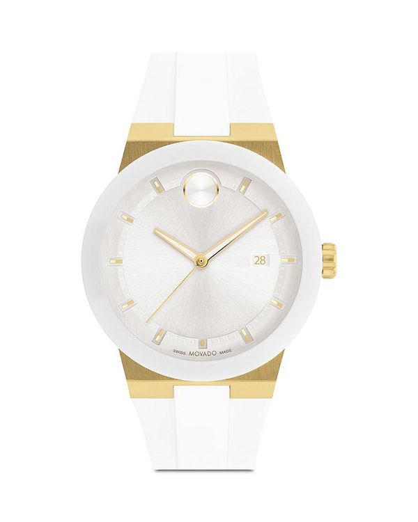 モバド モバド レディース 腕時計 アクセサリー BOLD Fusion Watch, 42mm White/Gold
