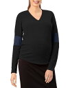 ストゥアウェイ コレクション レディース ニット・セーター アウター Elbow Trim Maternity Sweater Black
