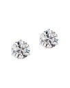 フォーエバーマーク レディース ピアス・イヤリング アクセサリー Classic Three Prong Diamond Stud Earring in 18K White Gold, 2.0 ct. t.w. White