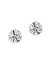 フォーエバーマーク レディース ピアス・イヤリング アクセサリー Classic Three Prong Diamond Stud Earring in 18K White Gold， 2.0 ct. t.w. White