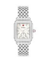 ミッシェル レディース 腕時計 アクセサリー Deco Mid Watch, 29mm White/Silver