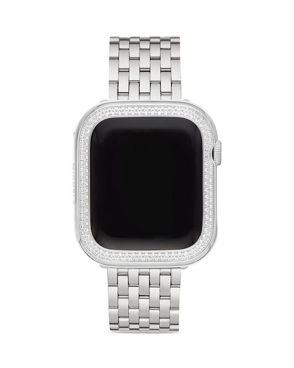 ミッシェル レディース 腕時計 アクセサリー Apple WatchR Series 6 Diamond Pave Case, 40mm Silver