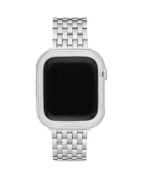 ミッシェル レディース 腕時計 アクセサリー Apple WatchR Series 6 Diamond Pave Case, 40mm Silver