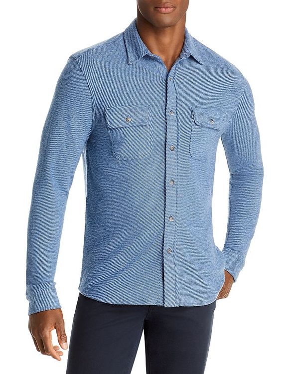 ファレティ メンズ シャツ トップス Legend Textured Shirt glacier blue twill