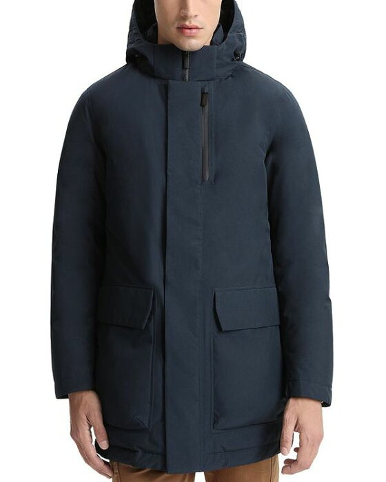 ウール リッチ メンズ コート アウター Urban LT GTX Car Coat Melton Blue