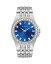 ブロバ レディース 腕時計 アクセサリー Crystal Watch, 42mm Blue/Silver