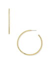 アクア レディース ピアス・イヤリング アクセサリー Plunger Hoop Earrings - 100% Exclusive Gold