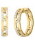 Сȥ ǥ ԥ ꡼ 18K Yellow Gold Navarra Diamond Chain Link Hoop Earrings Gold