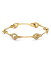 ƥץ  쥢 ǥ ֥쥹åȡХ󥰥롦󥯥å ꡼ 18K Yellow Gold Celestial Diamond Interlocking Link Bracelet Gold