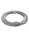 ジョン・ハーディー レディース ブレスレット・バングル・アンクレット アクセサリー Silver Classic Chain Kami Chain Triple Wrap Bracelet Silver