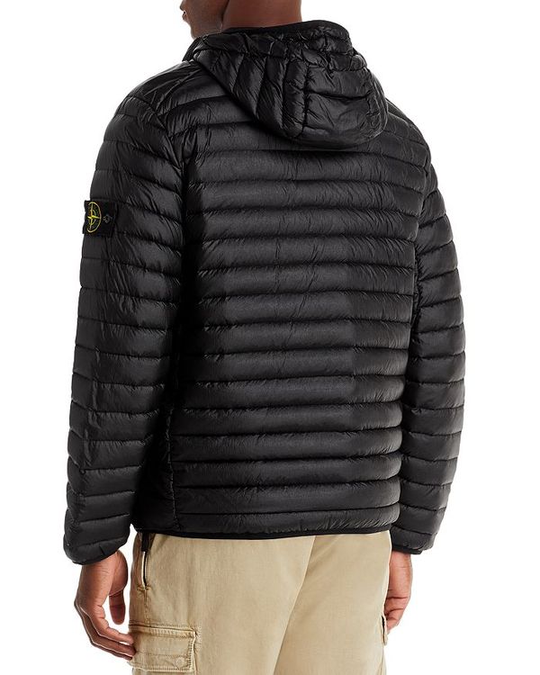 ストーンアイランド メンズ ジャケット・ブルゾン アウター Packable Down Jacket Black