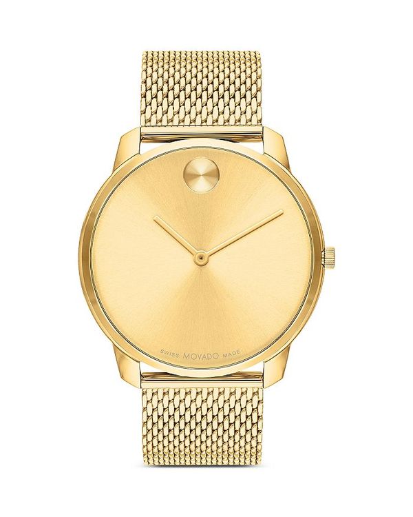 モバド モバド レディース 腕時計 アクセサリー BOLD Thin Watch, 42mm Gold