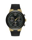 モバド レディース 腕時計 アクセサリー BOLD Fusion Chronograph, 44.5mm Black