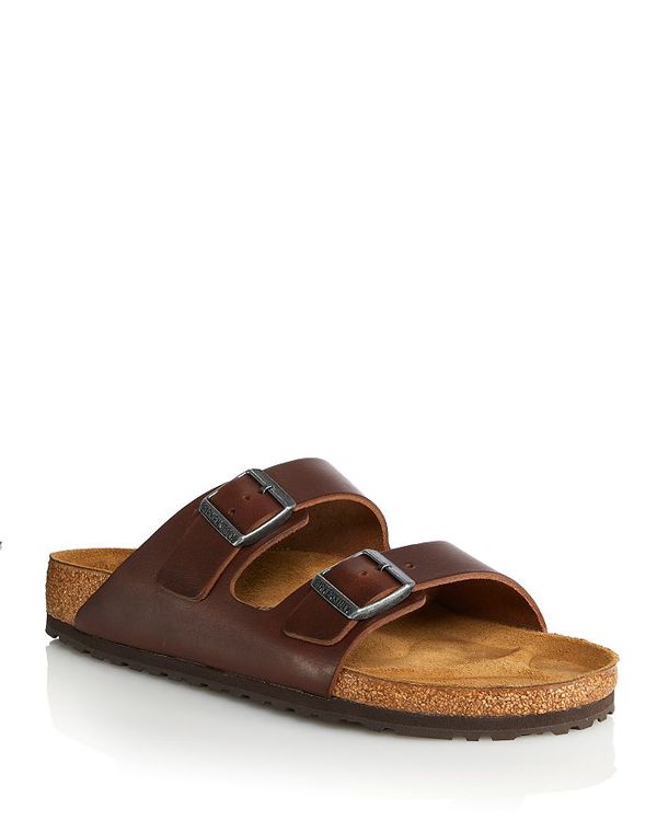 rPVgbN Y T_ V[Y Men's Arizona Slide Sandals Brown