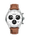 モバド レディース 腕時計 アクセサリー Heritage Series Calendoplan Chronograph, 43mm White/Light B...