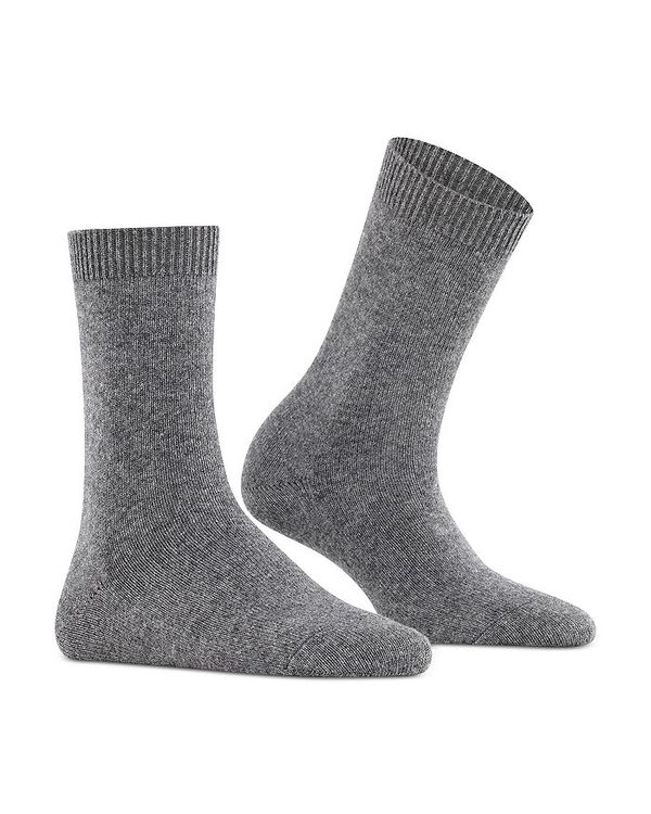 t@P fB[X C A_[EFA Cosy Mid-Calf Socks Light Gray Melange