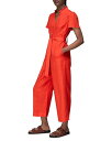 ホイッスルズ レディース ジャンプスーツ トップス Emmie Linen Jumpsuit Red