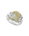 ラゴス レディース リング アクセサリー Sterling Silver & 18K Yellow Gold Caviar Luxe Diamond Large Knot Ring Silver/Gold