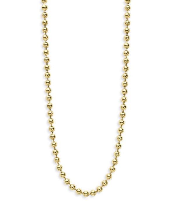 SX fB[X lbNXE`[J[Ey_ggbv ANZT[ 18K Yellow Gold Signature Caviar Beaded Toggle Necklace, 18-20