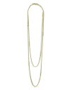 ラゴス レディース ネックレス・チョーカー・ペンダントトップ アクセサリー 18K Gold Superfine Caviar Station Chain Necklace, 32