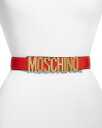 XL[m fB[X {fBobOEEGXg|[` obO Women's Logo Buckle Leather Belt Red